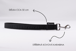 Ručka jednobarevná černá