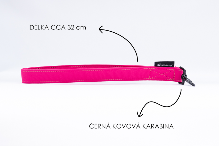 Ručka jednobarevná růžová